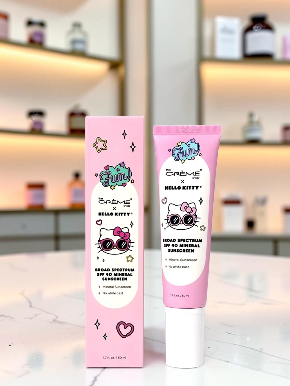 The Crème Shop x Hello Kitty SPF 40 Mineral Sunscreen - 1.7 FL OZ/50ML